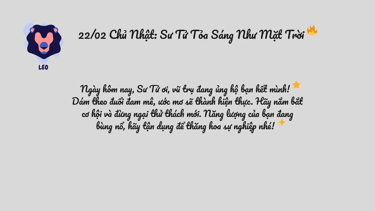 22/02 Chủ Nhật: Tử vi 12 cung hoàng đạo hôm nay