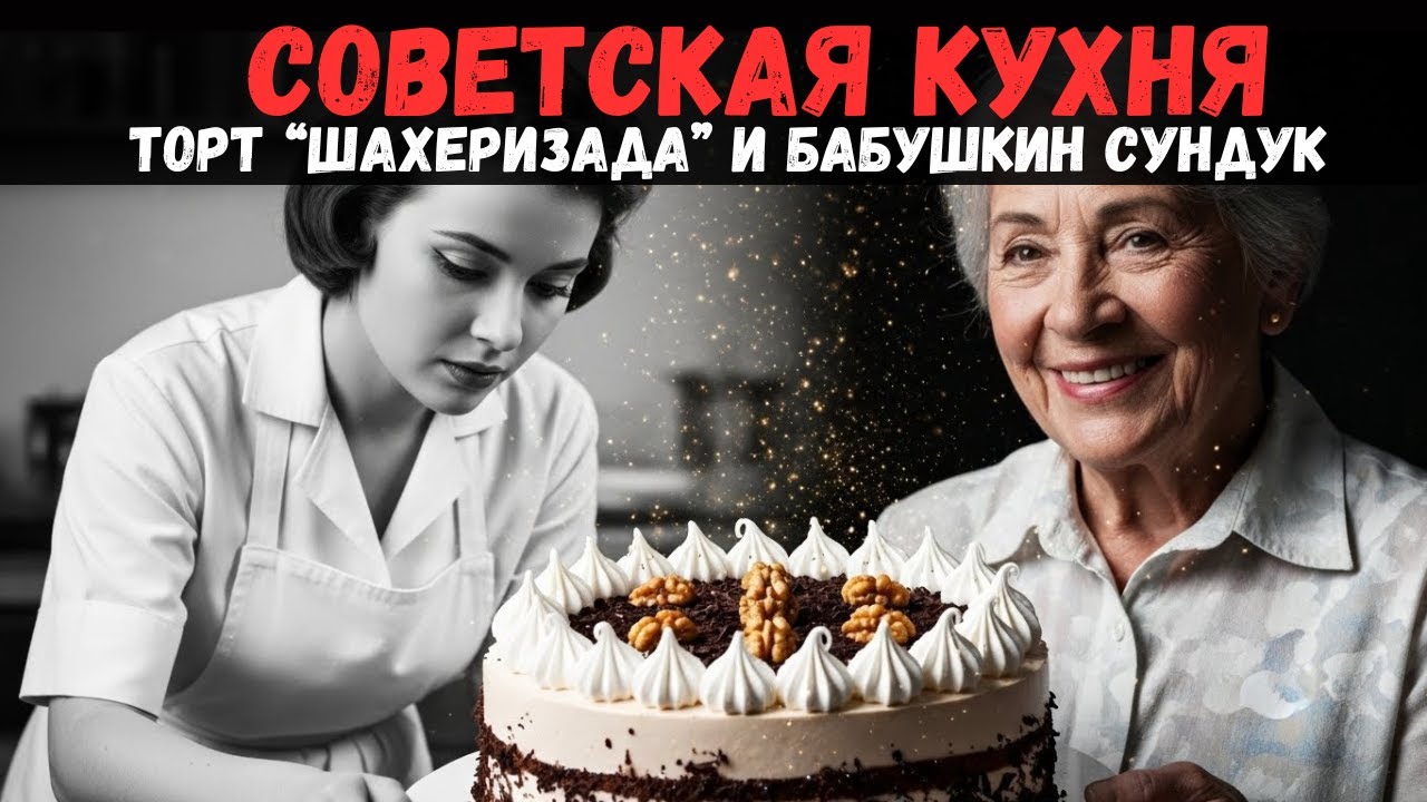 **ТОРТ ШЕХЕРЕЗАДА: Тайна, Которую Бабушка Скрывала 70 Лет | Забытый Советский Десерт 1937 |