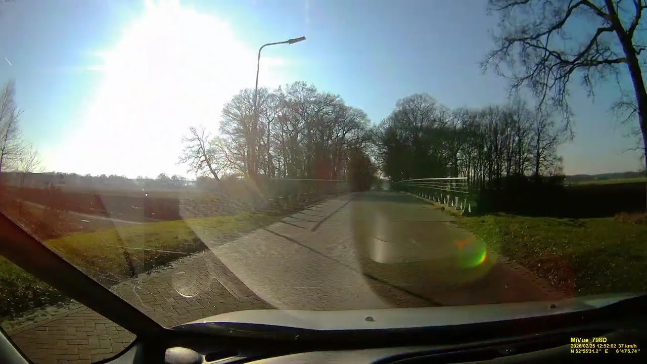 Dashcam Borger verlaten