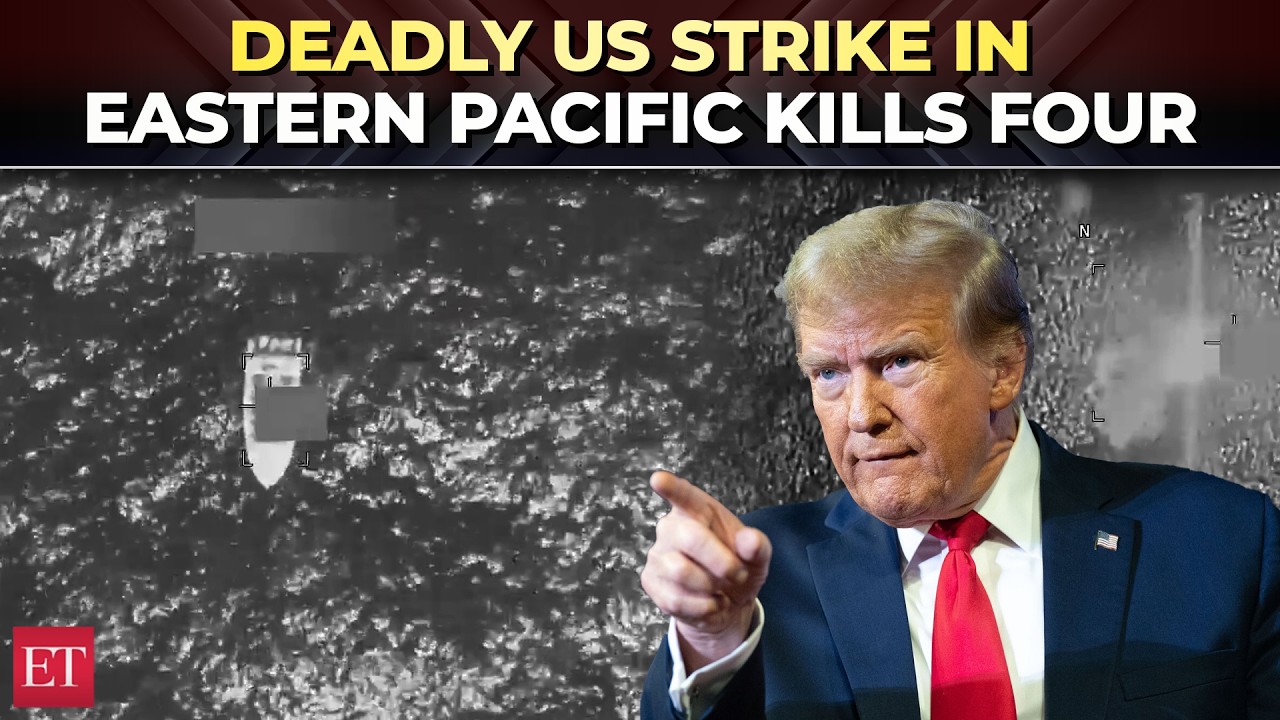 US military strike in eastern Pacific kills four men, footage released on social media