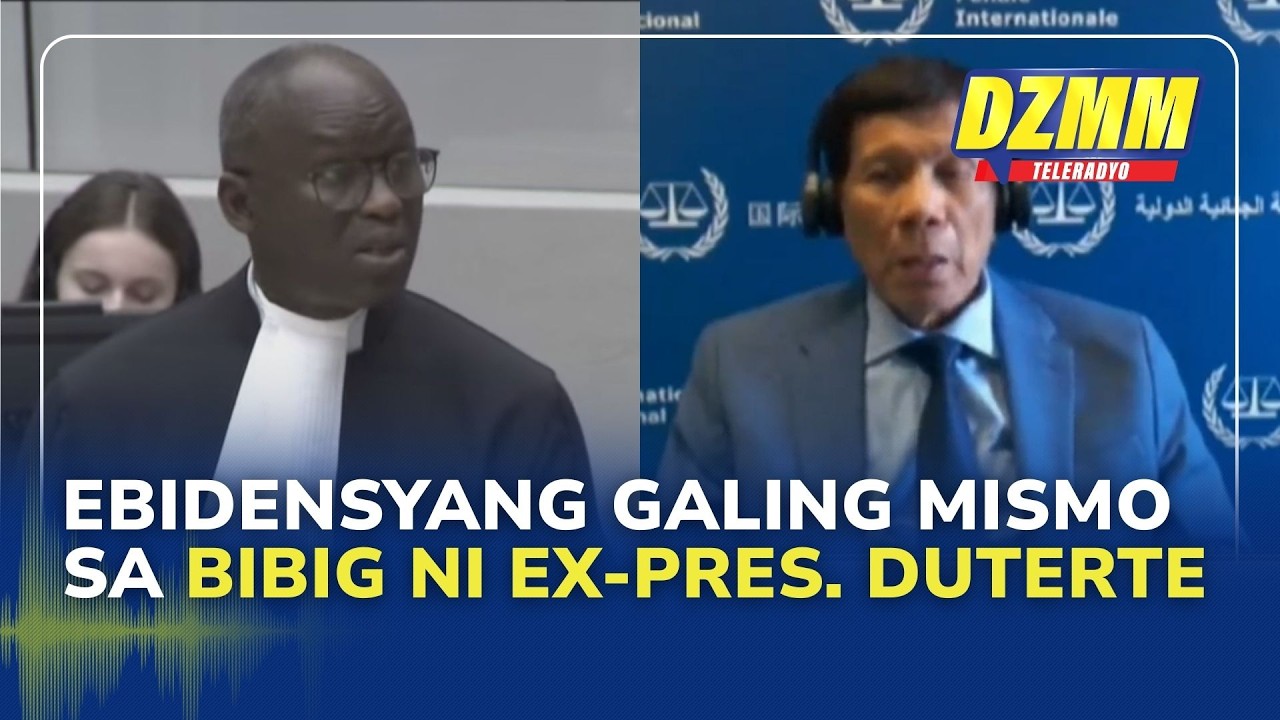 Ebidensyang inilatag ng prosecution, galing mismo sa bibig ni Duterte: group | (23 February 2026)