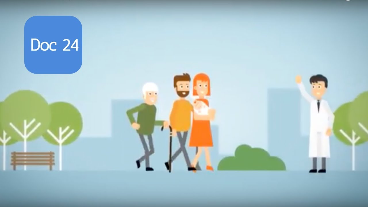 DOC24 - Medical app - Explainer