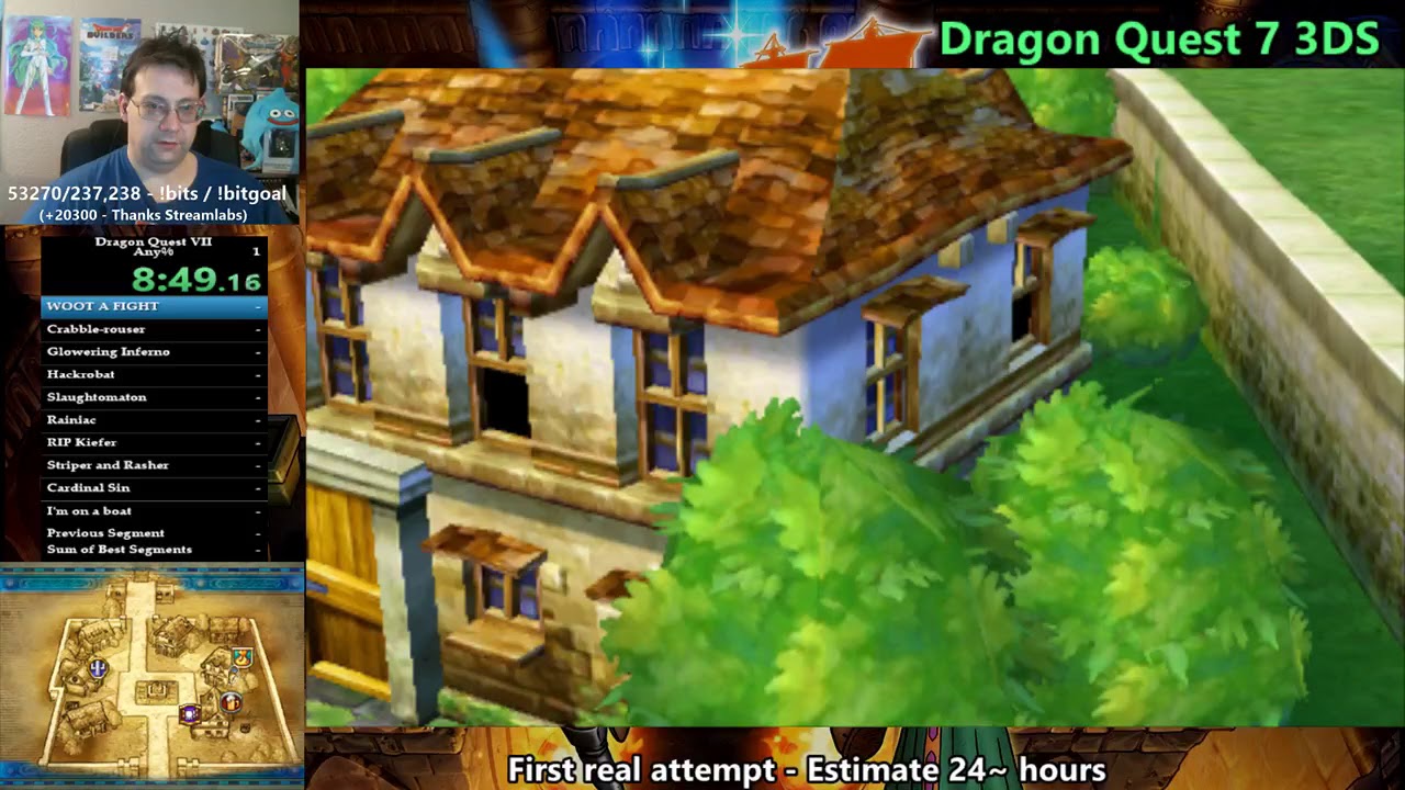 Dragon Quest 7 3DS speedrun WR in 23:29:43 - Part 1
