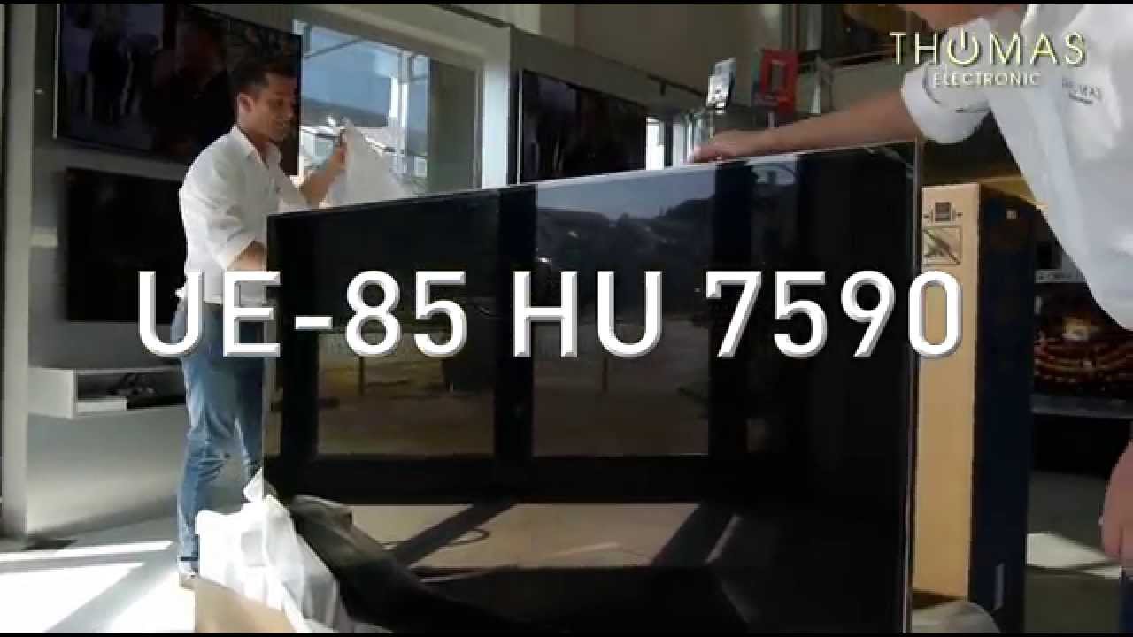 Samsung UE85HU7590 - UNBOXING - Thomas Electronic Online Shop