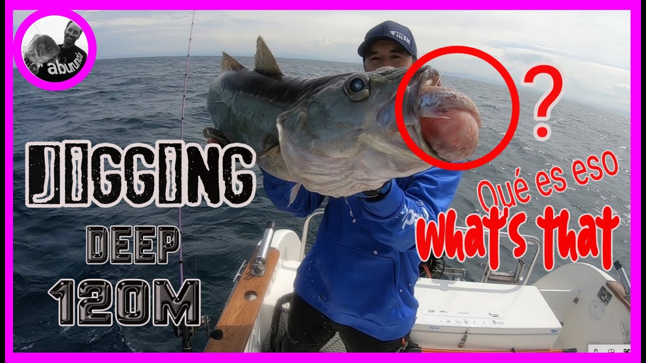 JIGGING desde Embarcación en 120m (BLACK MINNOW 🤜🏻VS🤛🏻 GLOTONES)