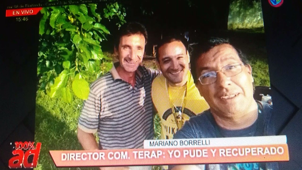 Mariano Borrelli en el programa 100% adrenalina por Ver Tv