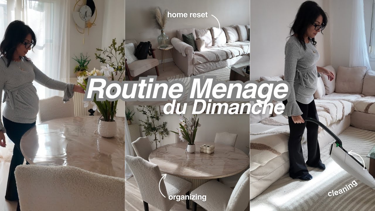 🧹 Routine ménage EFFICACE du dimanche : maison propre + esprit léger avant la semaine 