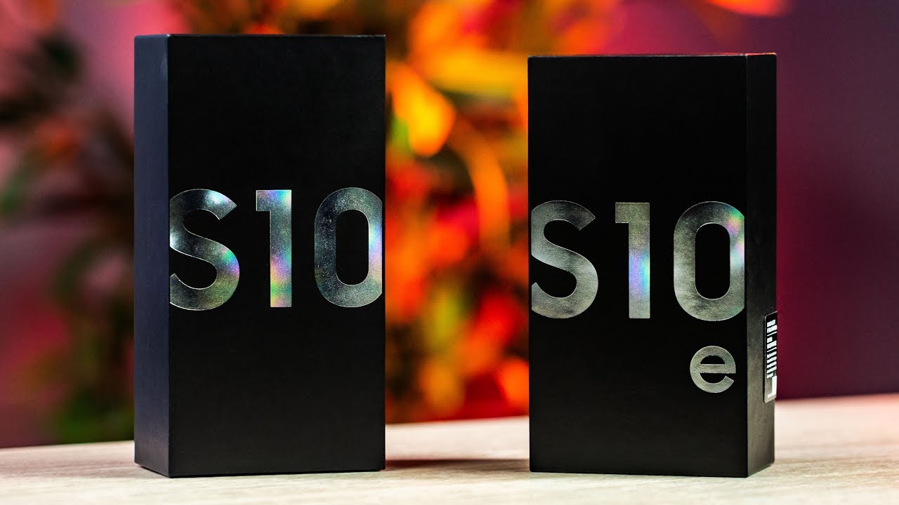 Deballage/Unboxing des SAMSUNG GALAXY S10e et GALAXY S10 !