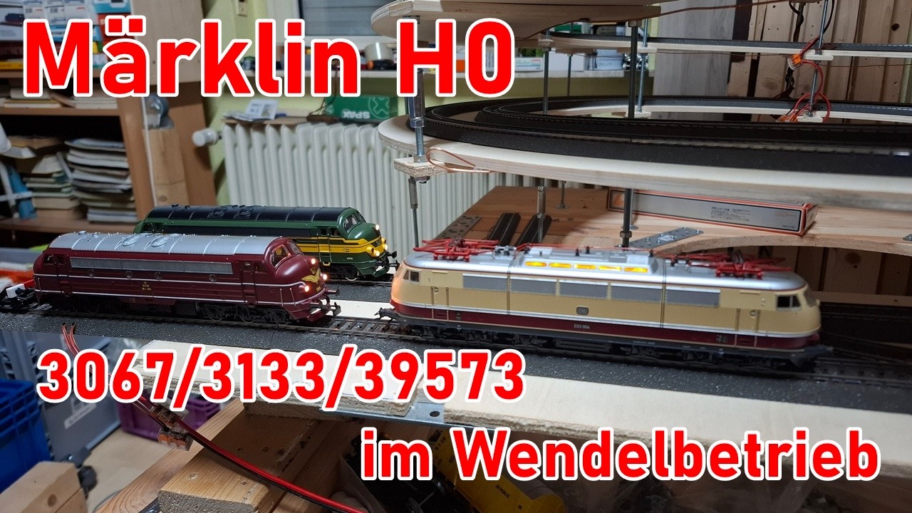 Märklin H0 - 3067 / 3133 / 39573 im Wendelbetrieb