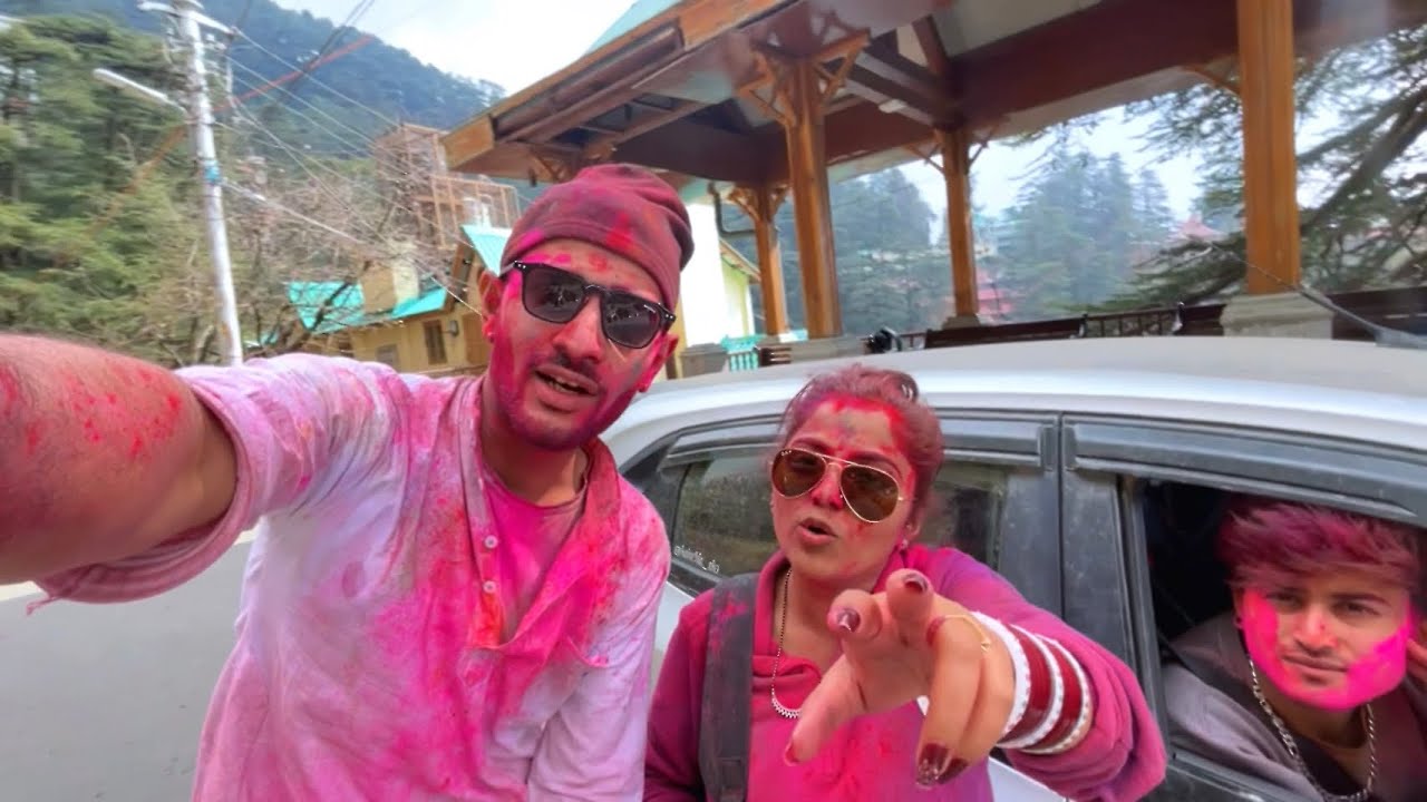 Holi celebrations at Sanjauli🎊