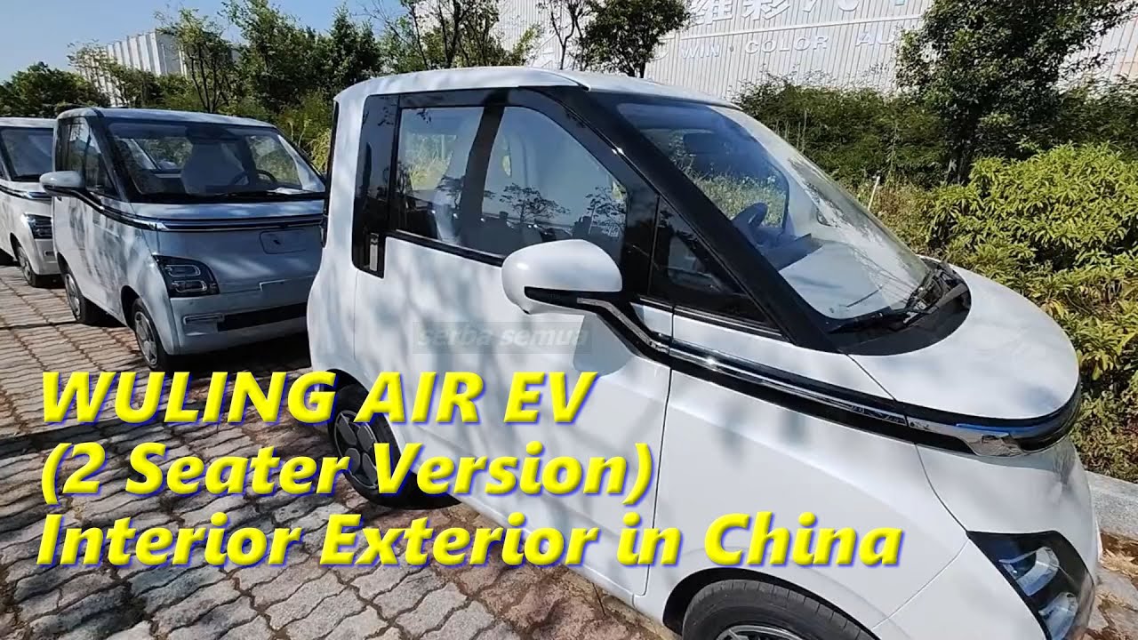 2023 WULING AIR EV (2 Seater Chinese Version) Interior Spotted Varian 2 Tempat Duduk Penumpang China
