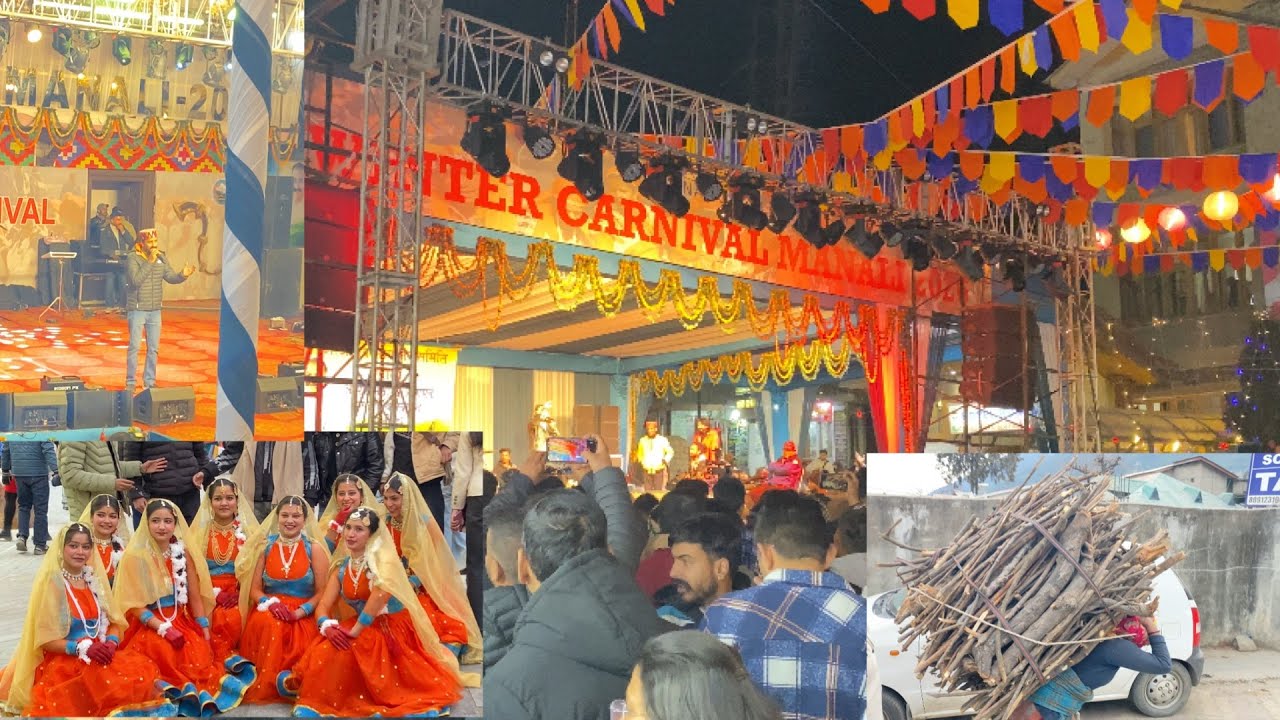 Manali Winter carnival 2026❤️ #wintercarnival #manali #mallroadmanali 