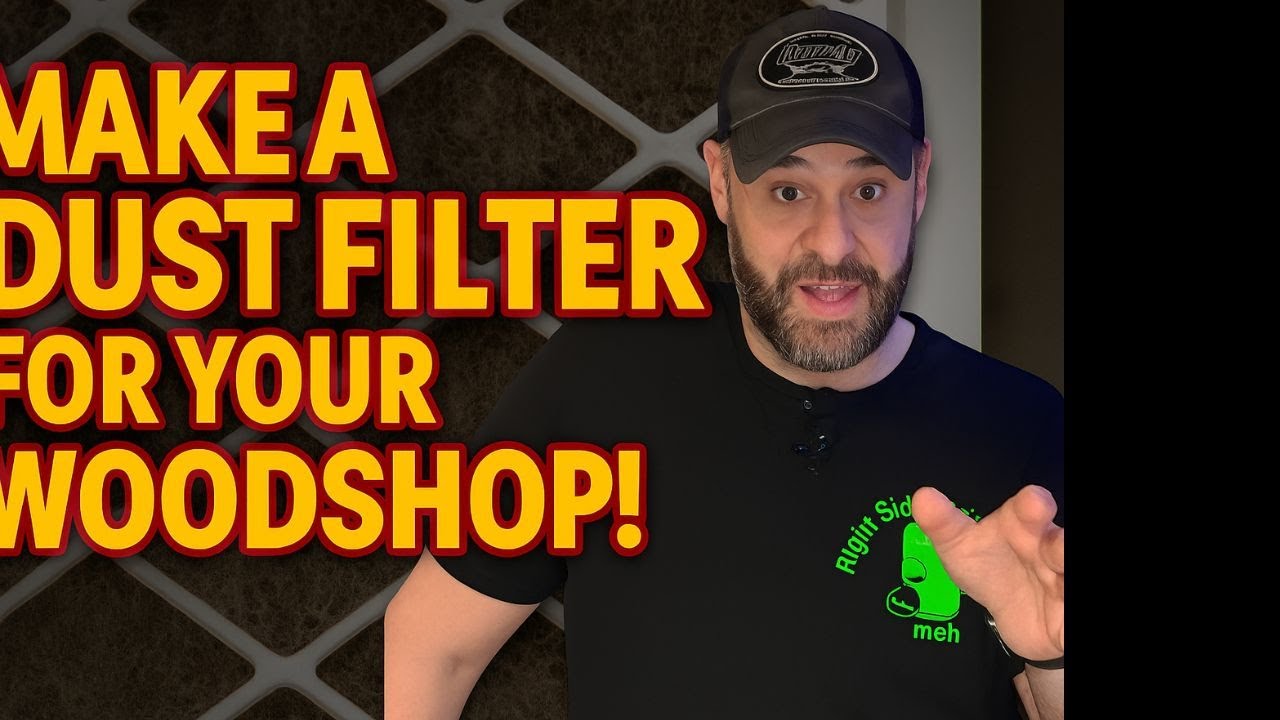 Build a Dust Filter for Your Woodshop — Easy DIY Air Cleaner!