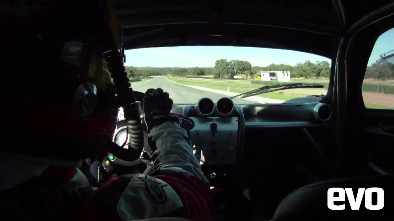 In-car Pagani Zonda R hot lap.