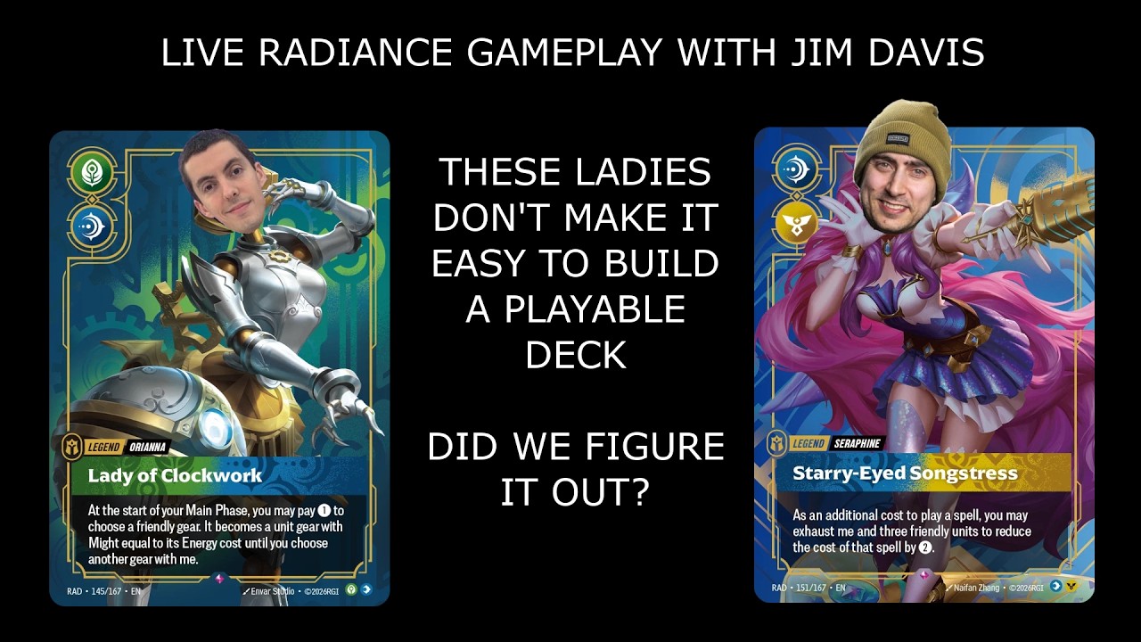 New set gameplay with @ArcaneAcademyRB - Orianna vs Seraphine | Riftbound Radiance