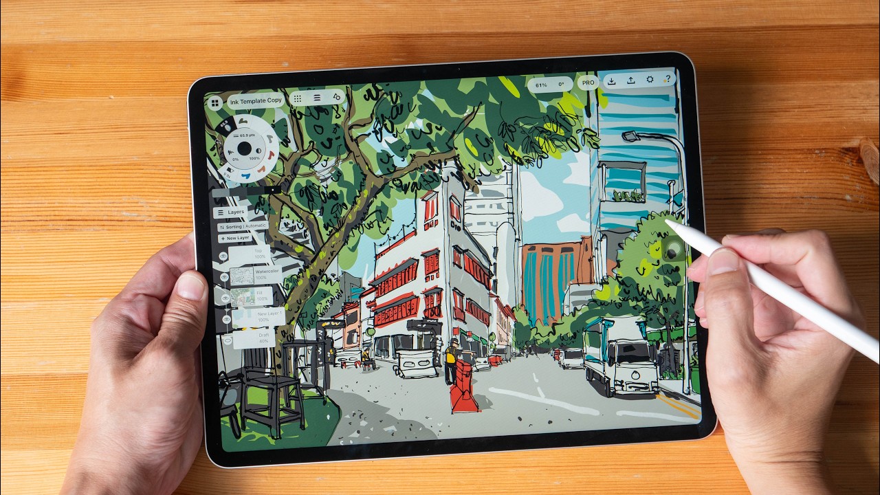 Apple M4 iPad Air (обзор художника): 12 ГБ оперативной памяти &mdash; это потрясающе.