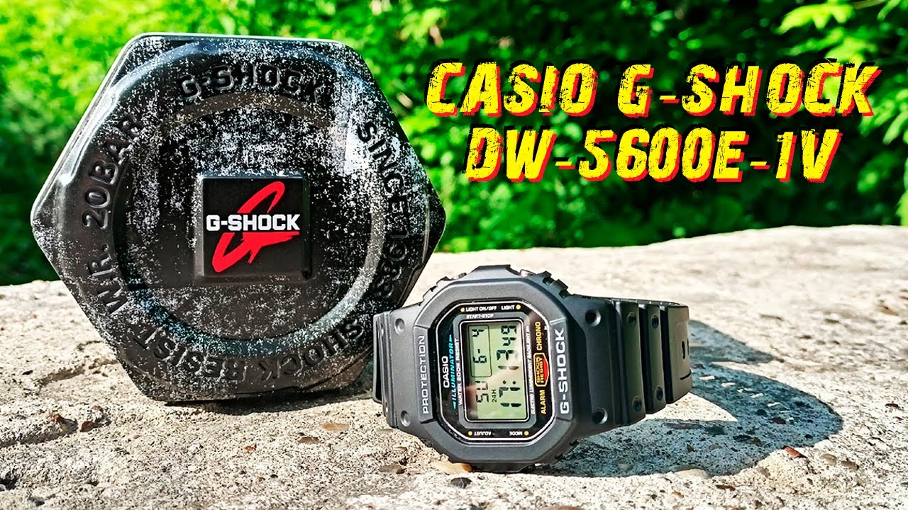 CASIO G-Shock DW-5600E-1V. Обзор часов.
