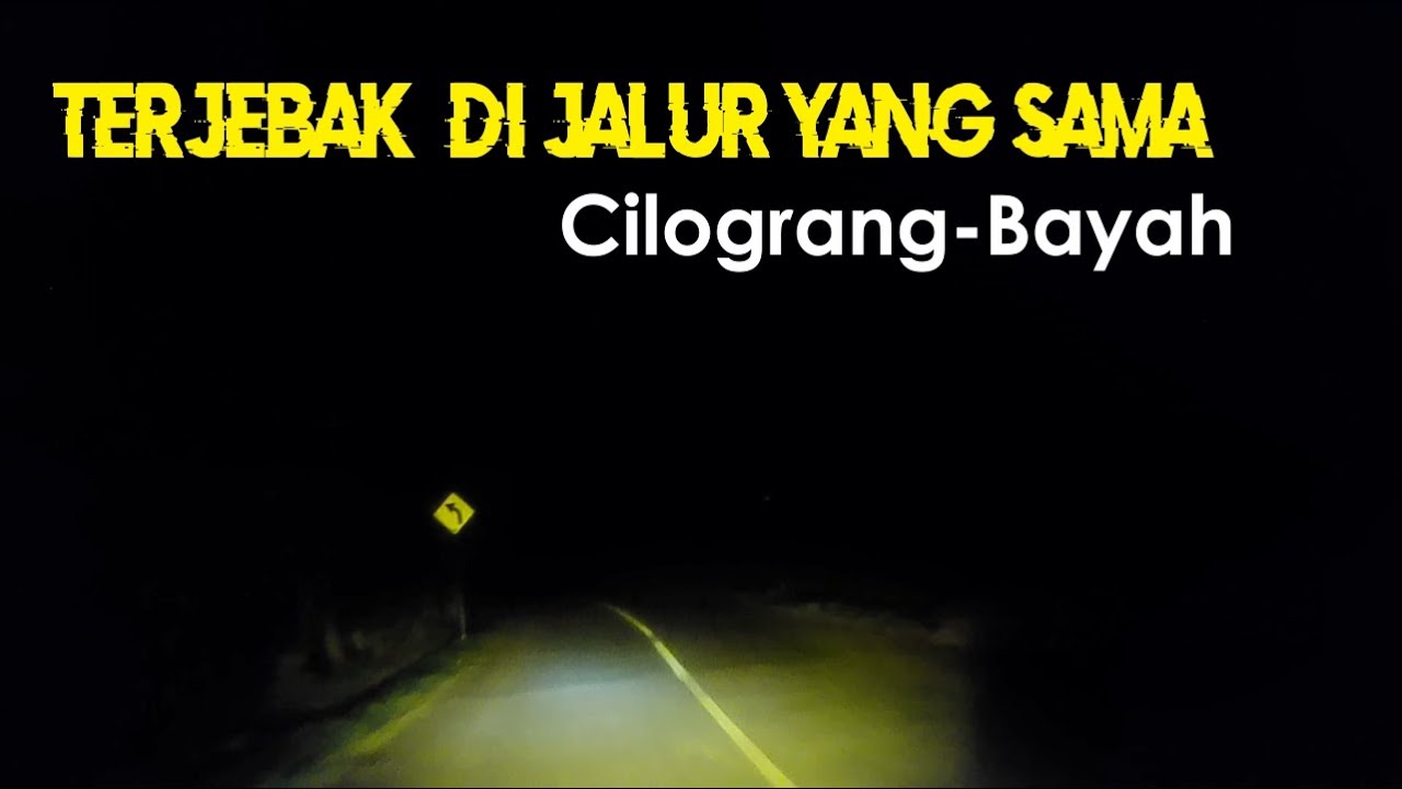TERJEBAK DI JALAN YANG SAMA