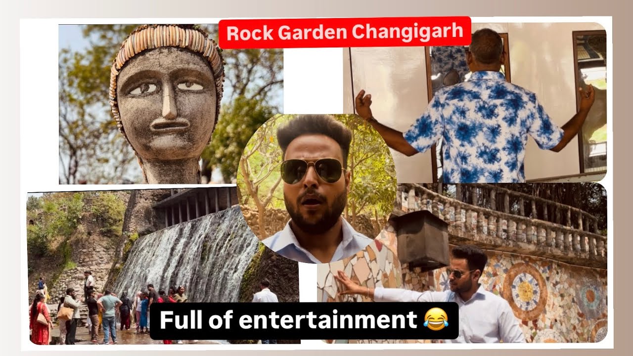 Rock Garden Chandigarh vlog (full of entertainment 😂) Pawan kahlon #chandigarh #funny #rockgarden