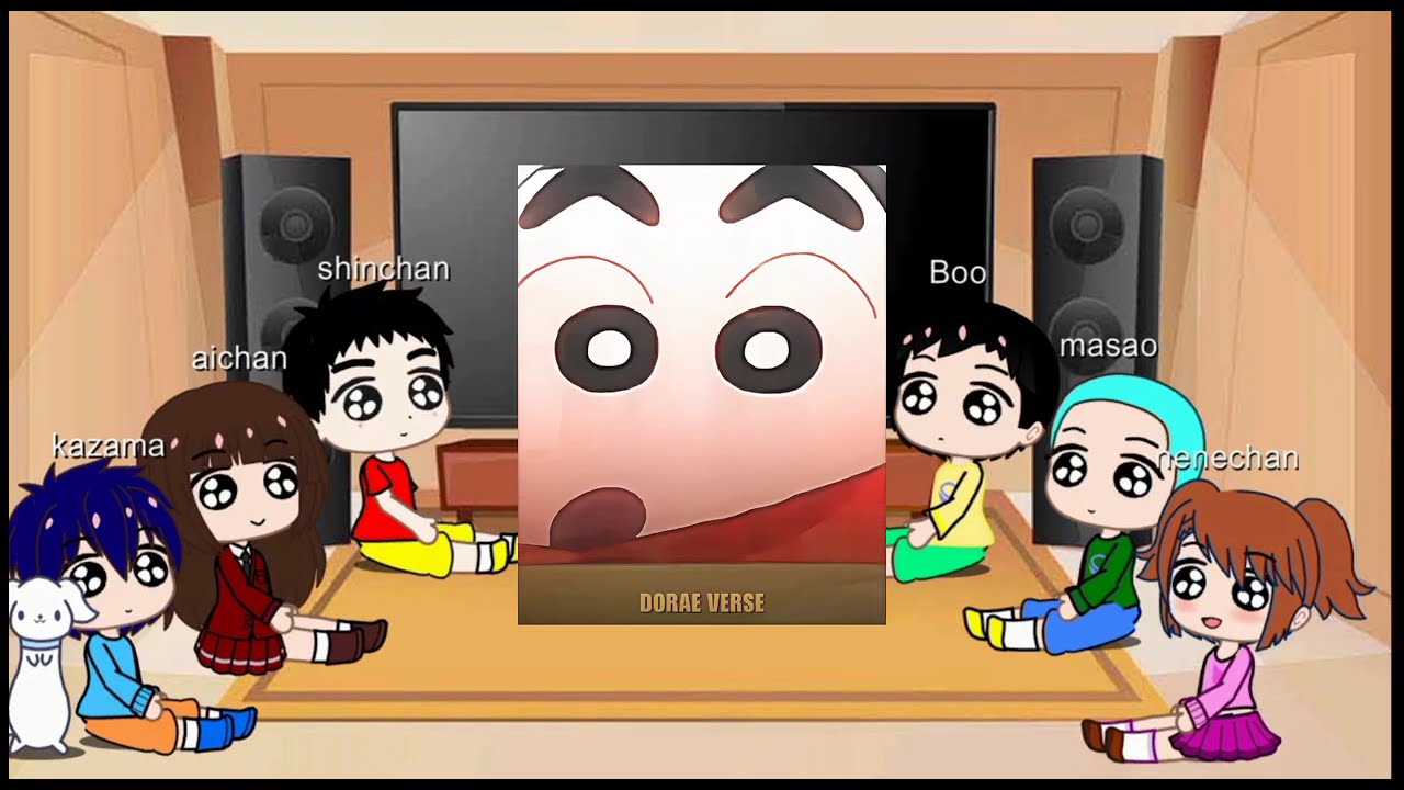 Shin-chan and his friends react to themselves|(sorry I forgot to give credit next time I will )