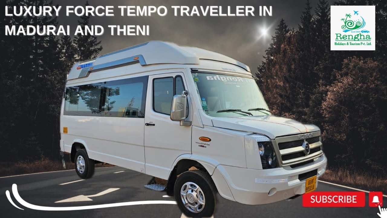 BEST LUXURY FORCE TEMPO TRAVELLER IN MADURAI AND THENI || PKN COACHEhttps://thenitravels.in/