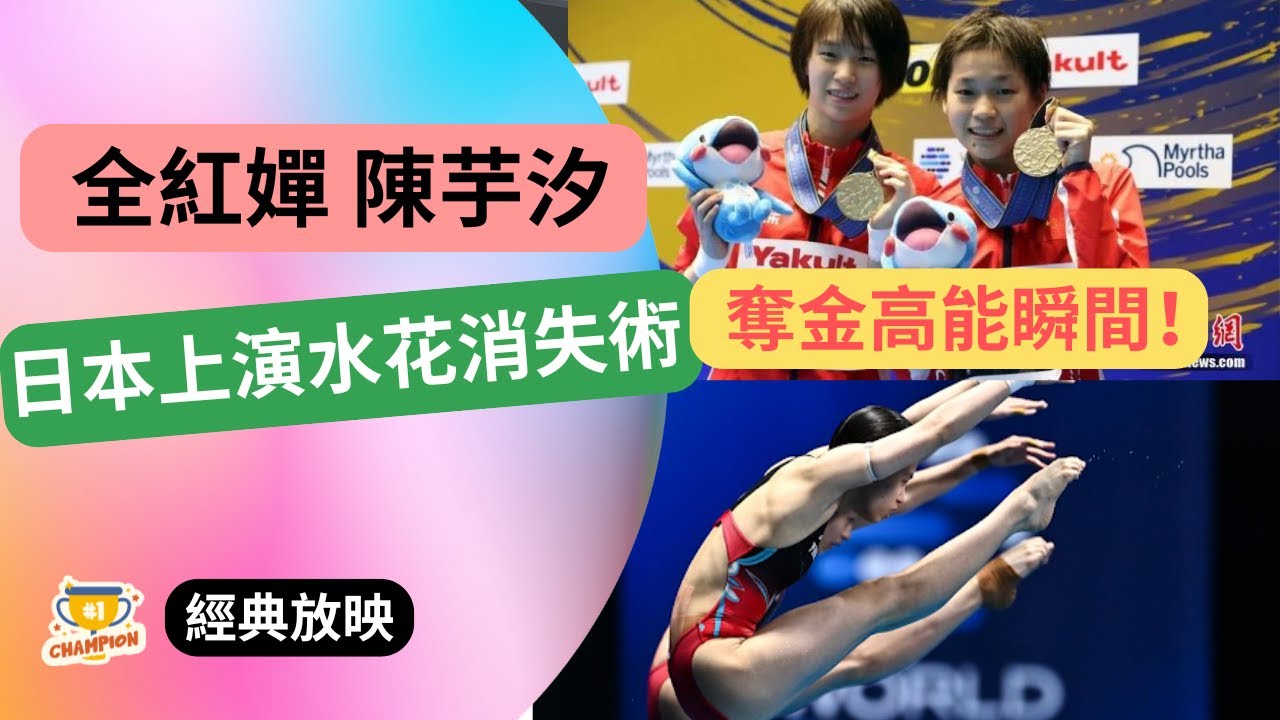 全紅嬋日本賽場封神！絕美一跳，水面連漣漪都沒有！