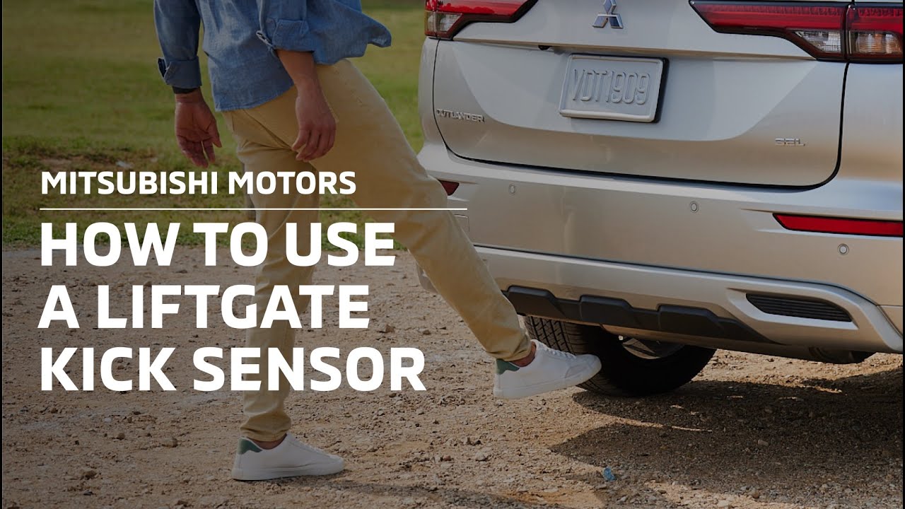 How to Use the 2024 Mitsubishi Outlander & Plug-in Hybrid Liftgate Kick Sensor