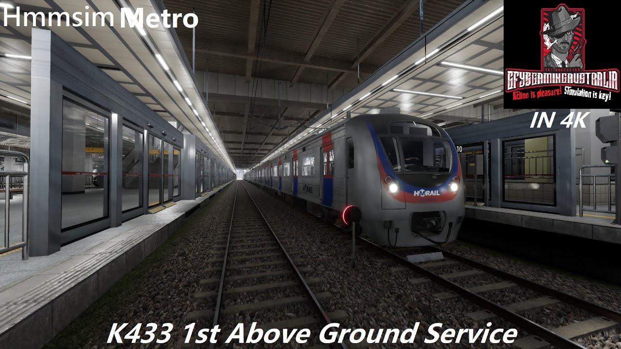 Hmmsim Metro (PC) IN 4K / K433 1st Above Ground Service