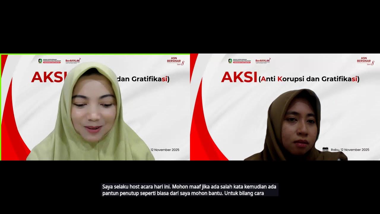 ASN Bersinar Seri 8 - AKSI  (ANTI KORUPSI DAN GRATIFIKASI)