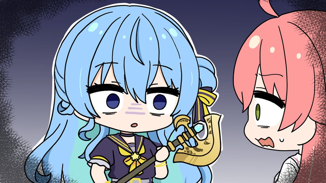 【手描き】何であくたんと遊ぼうとしてんの？【さくらみこ/星街すいせい/湊あくあ/ホロライブ/切り抜き漫画】