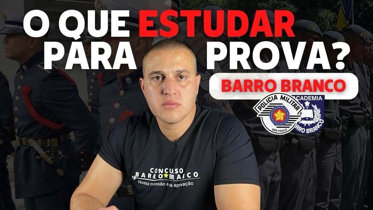 O que estudar para prova? | por Alexsandro Gomes - Jornada Barro Branco