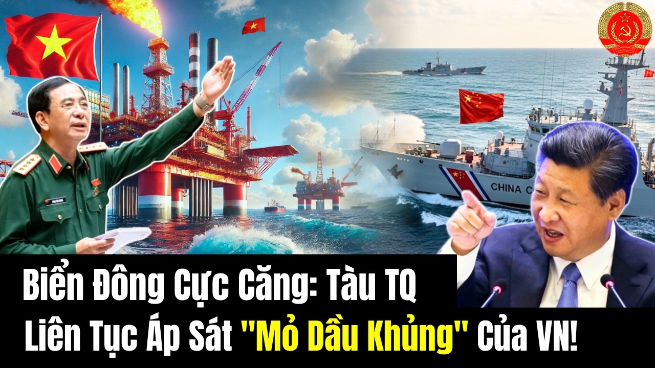 Biển Đông Cực Căng: Tàu Trung Quốc Liên Tục Áp Sát 