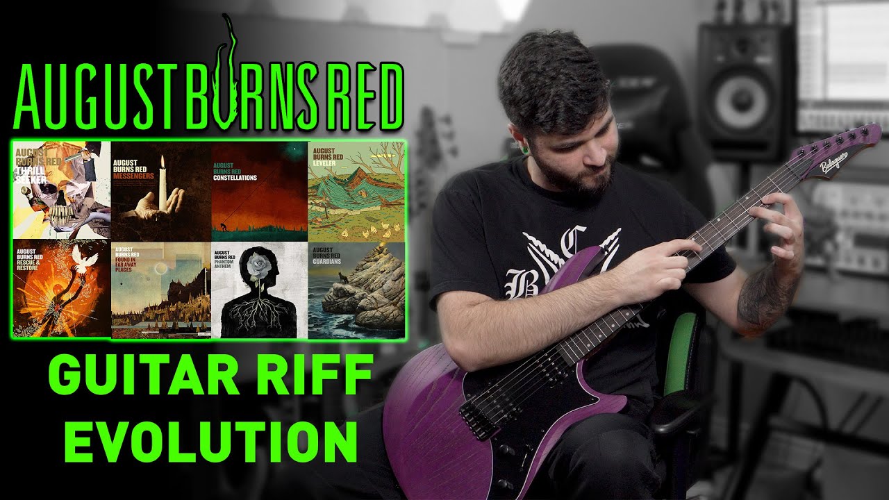 AUGUST BURNS RED Guitar Riff Evolution (2005-2020 Guitar Riffs)