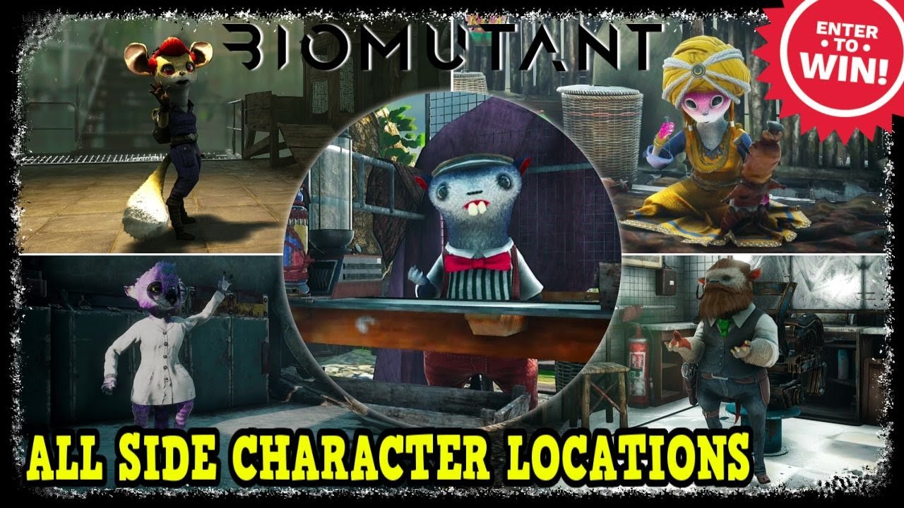 Biomutant All Side Character Locations (Social & Conscious Trophy Guide)