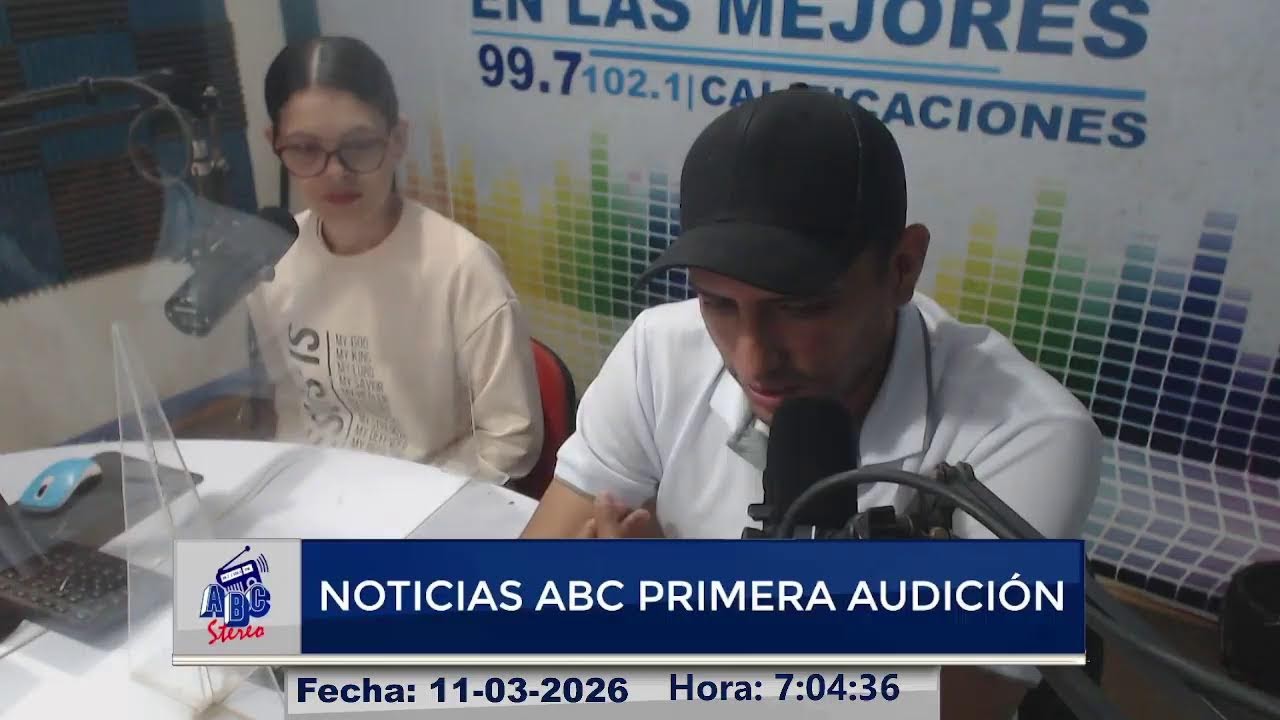 #EnVivo | Noticias ABC Primera Audición | Miércoles 11 de Marzo 2026