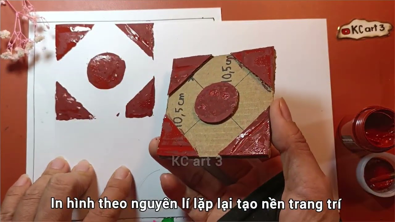 Tạo mẫu nền trang trí với họa tiết dân tộc thiểu số Việt Nam | Mĩ thuật lớp 8 bài 7 | KCart3