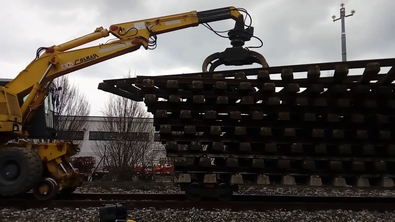 COLMAR 10000 railroad excavator (Demolizione ferroviaria)