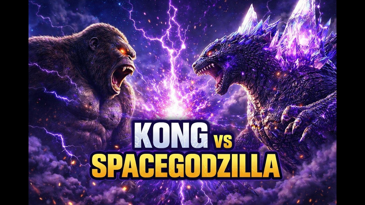 KONG vs SPACEGODZILLA – Final Titan Clash | Monsterverse Battle