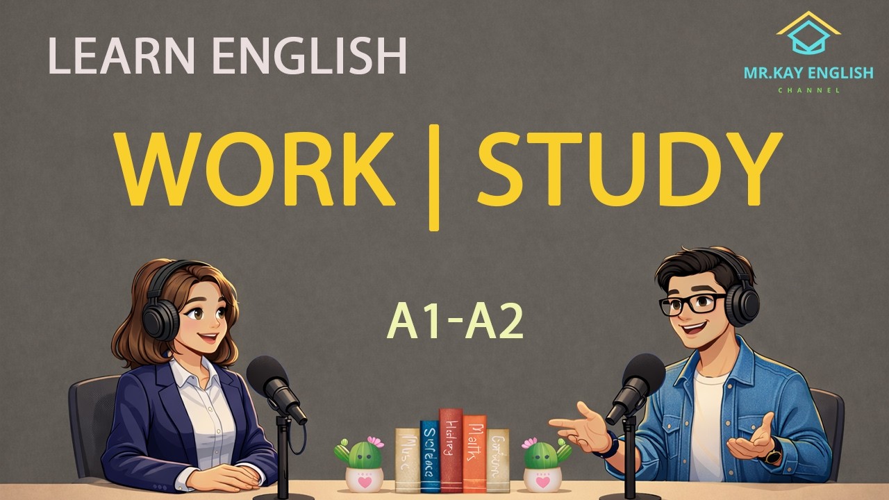 Learn English at the Commuting / going to work or school | Learn to speak English every day