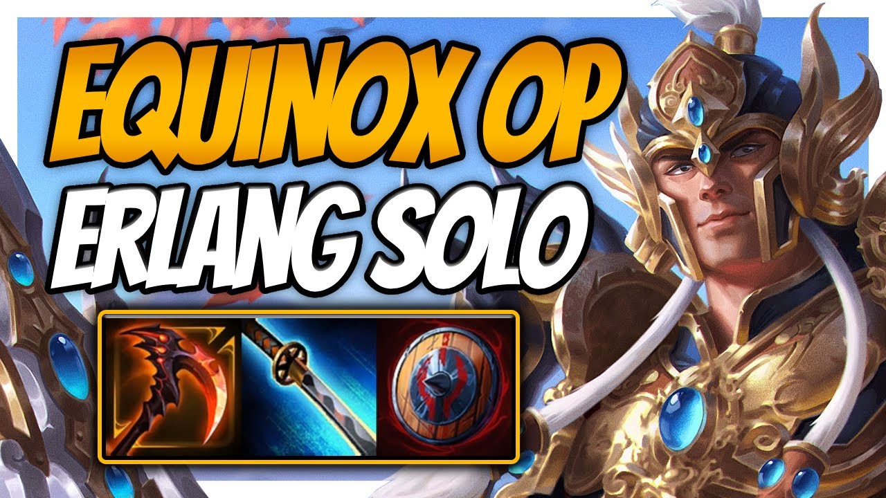 RUNNING IT DOWN WITH EQUINOX ERLANG SHEN BUILD! - Smite Erlang Shen solo
