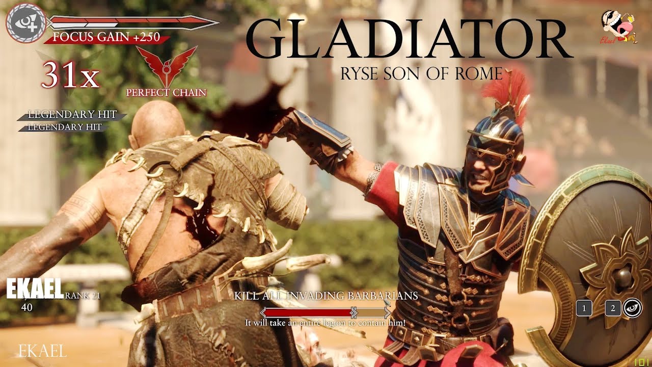 GLADIATOR#7 | SOLO ARENA | MARIUS OUTFIT | RYSE SON OF ROME PC GAMEPLAY