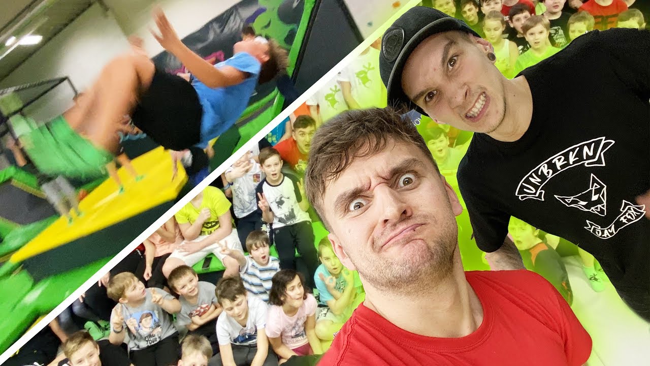 Double Backo v 9ti letech?! | První Přespáváčka v Jump Aréně Tábor w/Jay Fox
