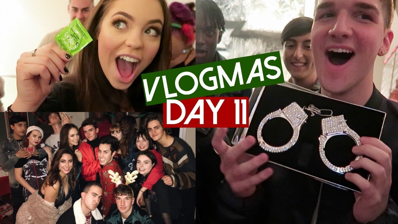 HUGE YOUTUBER GIFT EXCHANGE PARTY! Vlogmas Day 11 2016