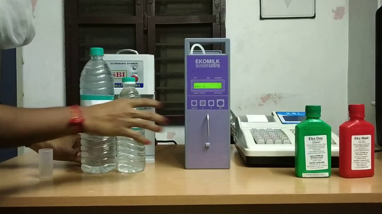 Ekomilk analyser cleaning procedure