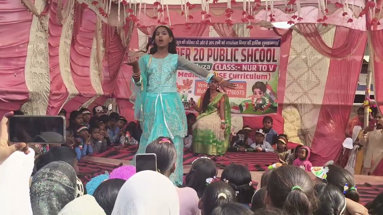 Super 20 public school katai dance program 😍 santosh sir katai #viral #tarding 