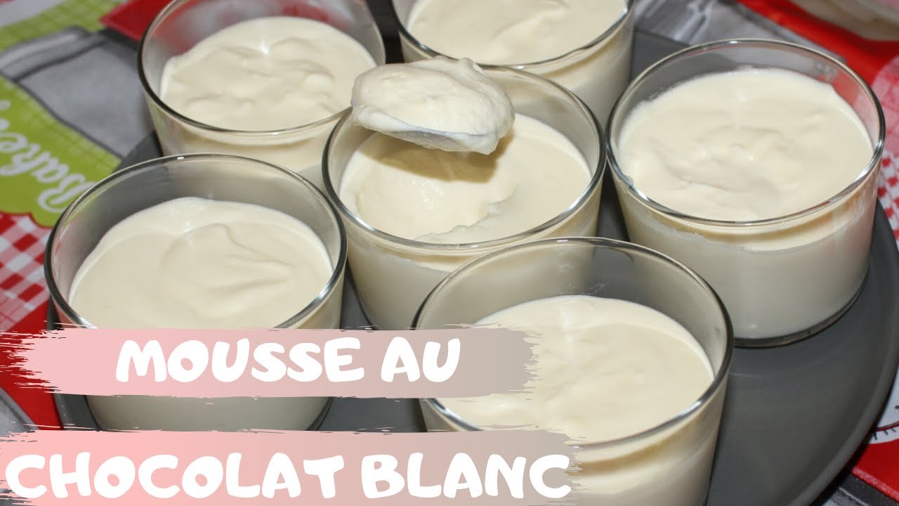 MOUSSE AU CHOCOLAT BLANC