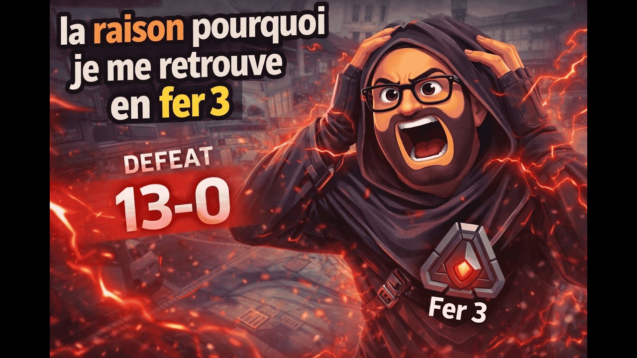 La raison pourquoi je me rétrouve en Fer 3.