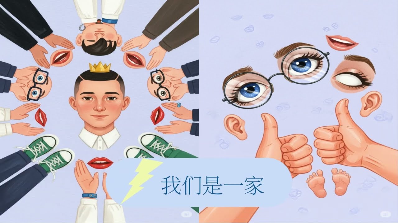 The Body Parts' Discussion &mdash; A Short Story for Beginner Chinese Learners  身体部位的讨论 &mdash; 初级中文学习者短篇故事
