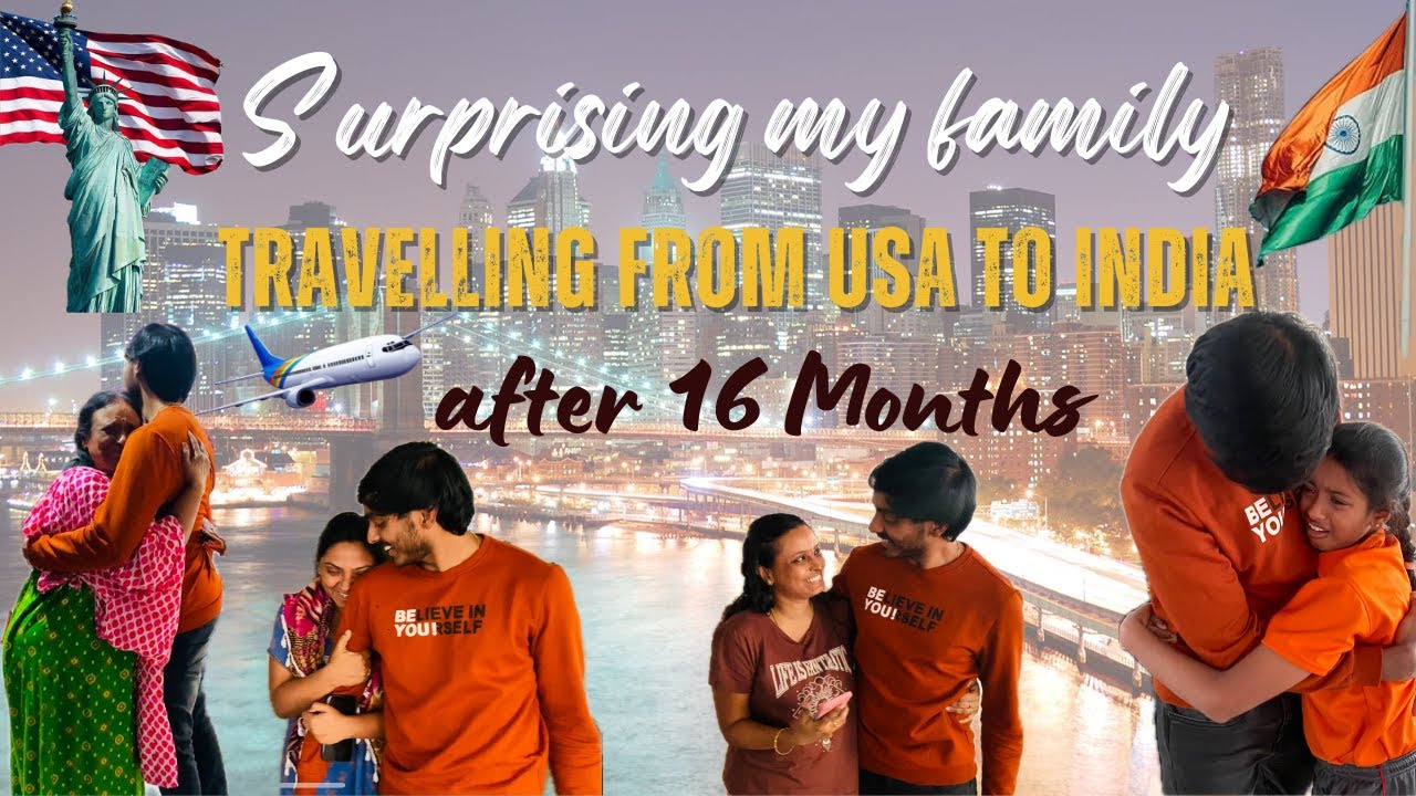 Surprising my Family | USA to INDIA | Unforgettable reactions ❣️✨ | Telugu Vlogs