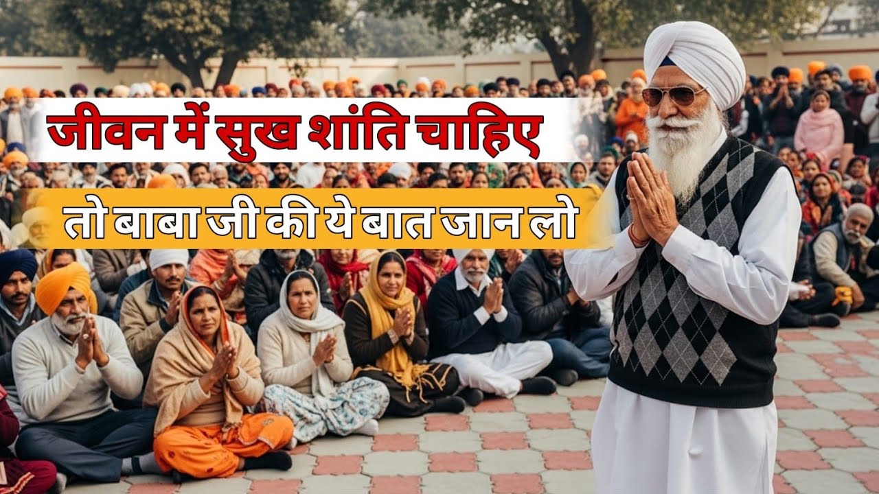 जीवन में सुख शांति चाहिए तो बाबा जी की ये बाते जान लो!Radha swami sakhi 